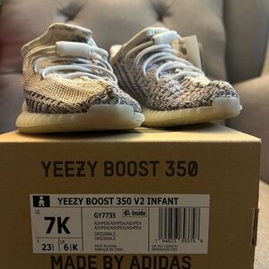 🆕 Adidas Yeezy Boost 350 V2 Infant Sneakers - ASH PEARL